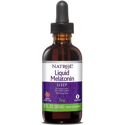 NTL-07402 - Liquid Melatonin Berry Natural Flavor 1 mg 60 ml в категория Стрес.