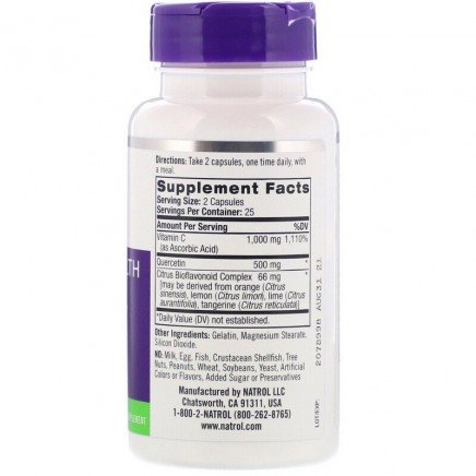 NTL-00908 - Quercetin Complex 50 Capsules в категория Атеросклероза.