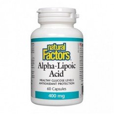 Алфа Липоева киселина 400 мг 60 капсули I Natural Factors