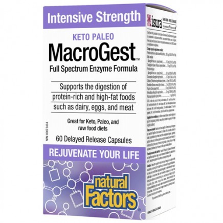 - MacroGest™ Keto Paleo Full Spetrum 206 mg 60 caps в категория
