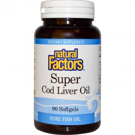NFS-01020 - Super Cod Liver Oil 1100mg 90 Capsules в категория Омега 3-6-9.