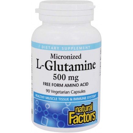 NFS-02820 - Micronized L-Glutamine 500 mg 90 Vegetarian Capsules в категория