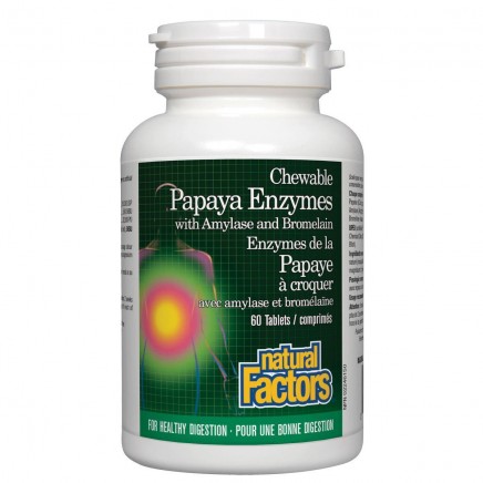 NFS-01748 - Papaya Enzymes With Amylase and Bromelain 60 tablets в категория