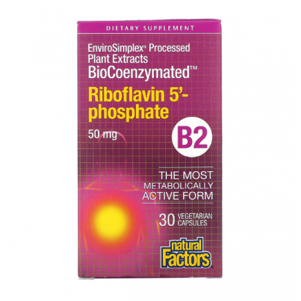 NFS-01249 - Riboflavin 5-phosphate 50 mg 30 Vegetarian Capsules в категория