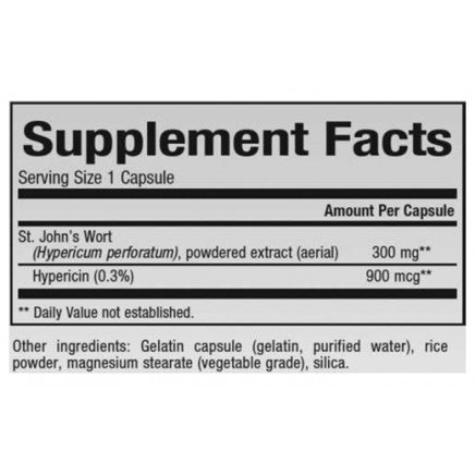 NFS-04820 - St. John`s Wort 300mg 90 Capsules в категория Мозъчна функция