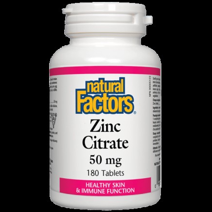 NFS-01680 - Zinc Citrate 50 mg 90 Tablets в категория Минерали. Zinc Citrate 50