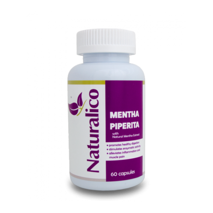 Мнения и ползи от Mentha Piperita 60 капсули I Naturalico четете в Zdrave365.com NTR-046753 - Mentha Piperita 60 Capsules в категория Храносмилане. Mentha