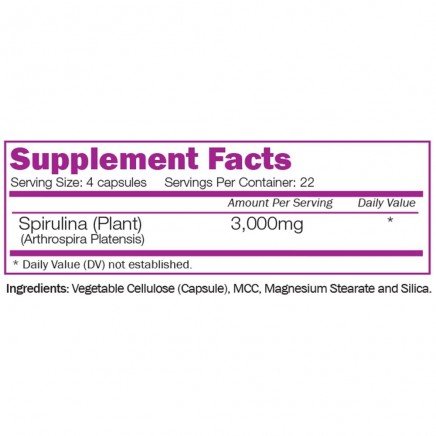 Мнения и ползи от Organic Spirulina 750 мг 90 капсули четете в Zdrave365.com NTR-30731 - Organic Spirulina 90 caps в категория Зелени храни. Organic