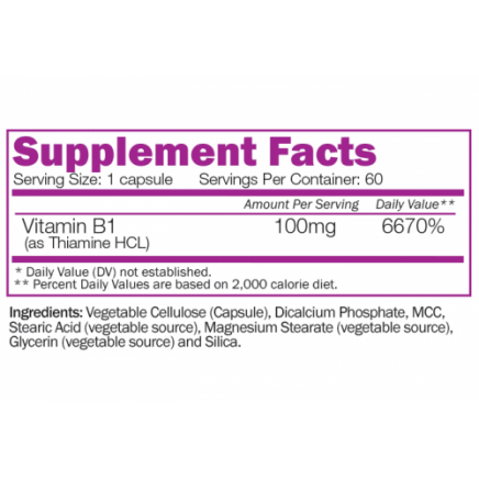 Мнения и ползи от Thiamine HCL 60 капсули I Naturalico четете в Zdrave365.com NTR-22776 - Thiamine HCL 60 caps в категория Витамини. Thiamine HCL 60