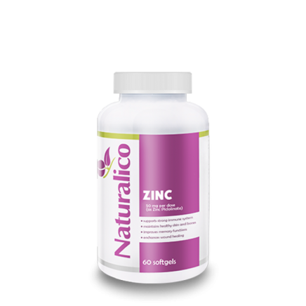 NTR-681313 - Zinc 50 mg 60 Softgels в категория Минерали. Zinc Picolinate 50 мг