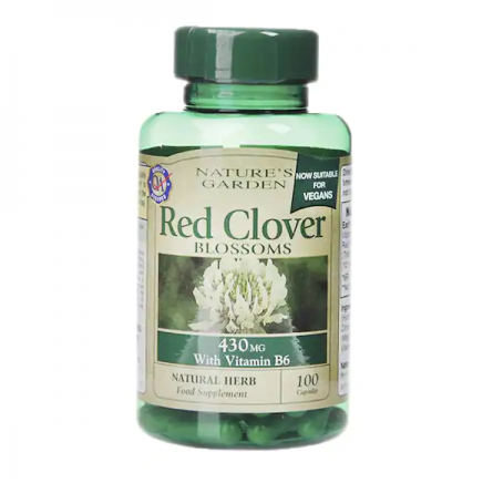 - Red Clover Blossoms with Vitamin B6 430 mg 100 Capsules в категория Витамини.
