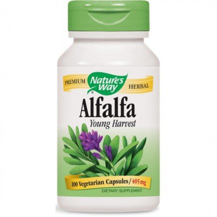 NWY-10100 - Alfalfa 405 mg 100 Vegan Capsules в категория Остеопороза. Alfalfa