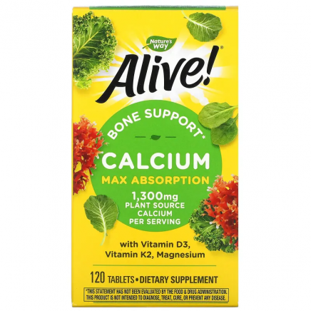 NWY-15839 - Alive Calcium Bone Formula 120 Tablets в категория . Алайв Калций
