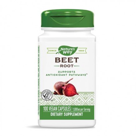 NWY-10400 - Beet Root 500 mg 100 Vegan Capsules в категория Растителни