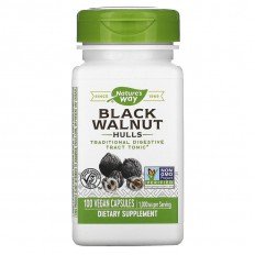 Black Walnut Hulls 500 мг 100 веган капсули