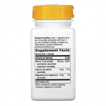 NWY-40320 - Buffered C-500 100 Capsules в категория Витамини. Buffered C-500 500