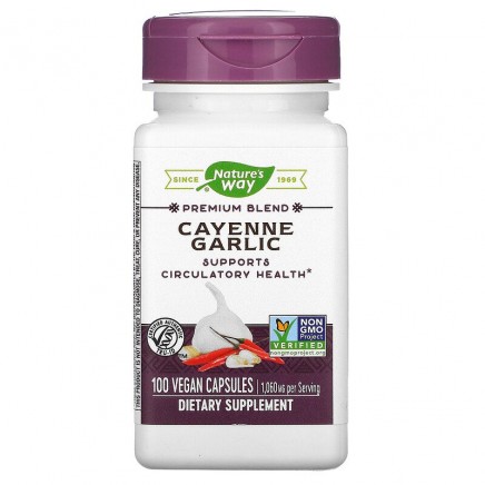 NWY-00320 - Cayenne Garlic 530 mg 100 Vegan Capsules в категория