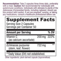 Echinacea & Vitamin C 100 веган капсули