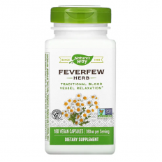 Feverfew Herb 380 мг 180 веган капсули
