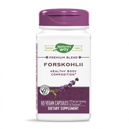 NWY-10006 - Forskohlii 60 Vegan Capsules в категория Билки. Форсколий 250