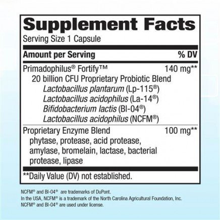 NWY-12095 - Fortify Dual Action Digestive Complete 30 Veggie Capsules в категория