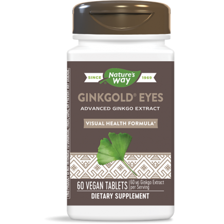 NWY-15252 - Ginkgold Eyes 100 mg 60 Vegan Tablets в категория Възпаления.