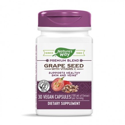 NWY-14320 - Grape Seed with Vitamin C 30 Vegan Capsules в категория Анти ейдж