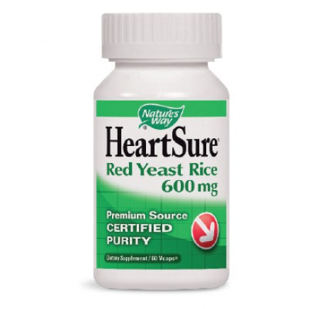 NWY-03698 - HeartSure Red Yeast Rice 600 mg 60 Capsules в категория . Здраво
