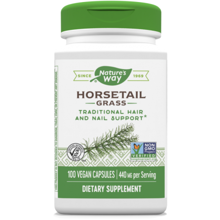 NWY-14300 - Horsetail Grass 440 mg 100 Vegan Capsules в категория Кости. Horsetail