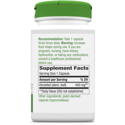 NWY-14300 - Horsetail Grass 440 mg 100 Vegan Capsules в категория Кости. Horsetail