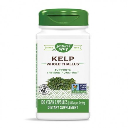 NWY-14500 - Kelp Whole Thallus 600 mg 100 Vegan Capsules в категория Щитовидна