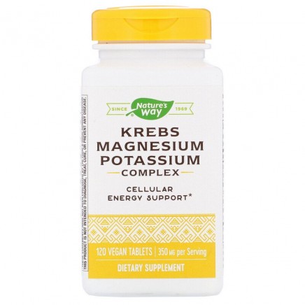 NWY-07766 - Krebs Magnesium Potassium Complex 120 Vegan Capsules в категория