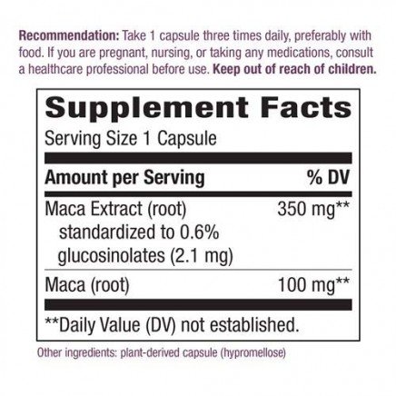 NWY-64200 - Maca 60 Vegan Capsules в категория Импотентност