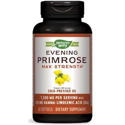 NWY-15418 - Max Strength Evening Primrose Oil 1300 mg 60 Softgels в категория Акне.