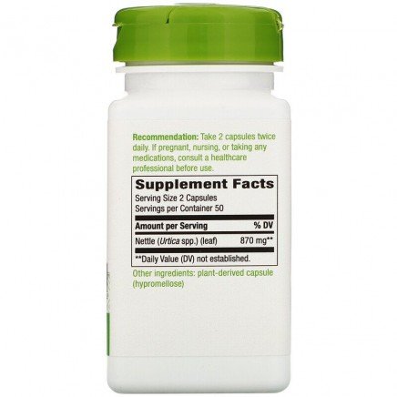 NWY-15150 - Nettle Leaf 435 mg 100 Vegan Capsules в категория Растителни