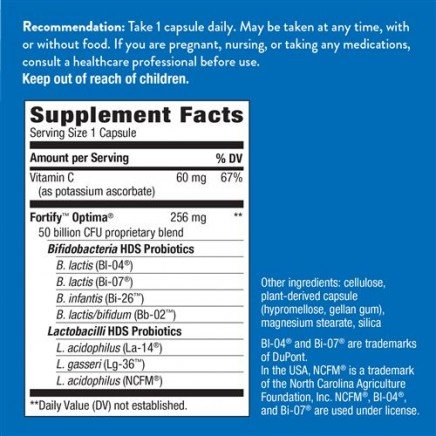 NWY-10763 - Fortify Optima Immune Probiotic 50 Billion 30 Veggie Capsules в категория