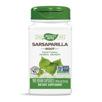 NWY-16700 - Sarsaparilla Root 425 mg 100 Vegan Capsules в категория Растителни