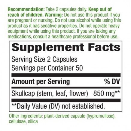 NWY-16900 - Scullcap 425 mg 100 Vegan Capsules в категория Билки. Шлемник