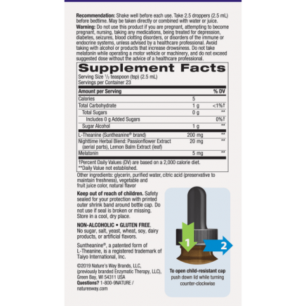 NWY-10746 - Sleep Tonight Melatonin Drops 59 ml в категория Анти ейдж