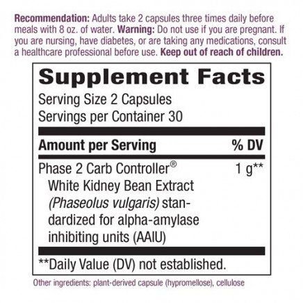 NWY-15905 - White Kidney Bean 1000 mg 60 Vegan Capsules в категория Растителни