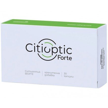 - Citioptic Forte 30 Capsules в категория Зрение и Очи. Citioptic Forte 30