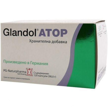- Glandol Atop 120 Capsules в категория Дерматит. Glandol 120 капсули |