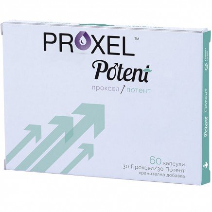 - Proxel Potent 60 Capsules в категория Импотентност, Еректилна