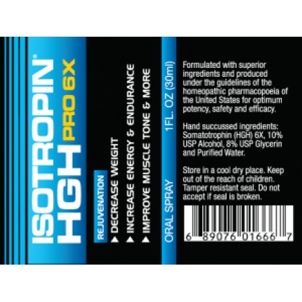 NEW-01666 - ISOTROPIN HGH Pro 6X Spray Oral 30ml в категория . Isotropin HGH Pro 6X