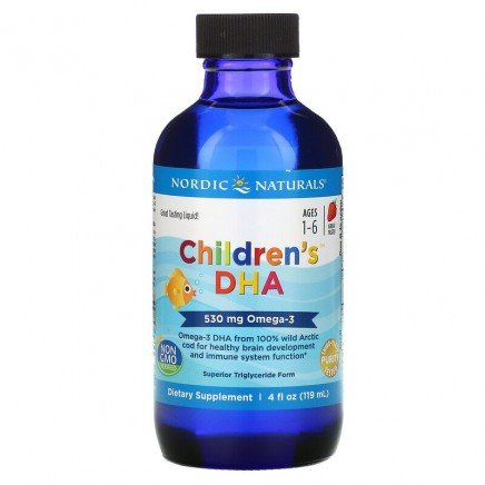 NOR-56780 - Childrens DHA 530 mg Omega-3 1-6 Ages 119 ml в категория Зрение и