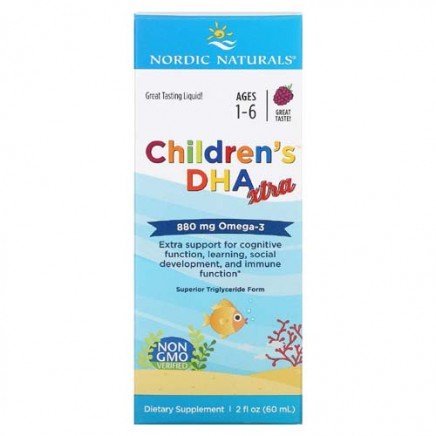 NOR-02725 - Childrens DHA Xtra Омега-3 800 mg 60 ml в категория Имунна