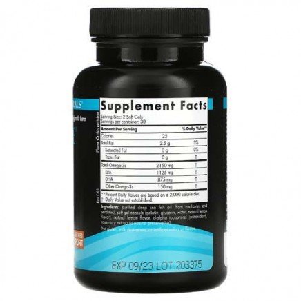 NOR-01807 - Ultimate Omega Sport 2x 1075 mg Omega-3 60 Soft Gels в категория Стави