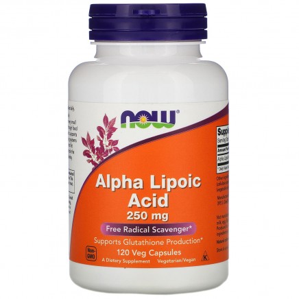 NOW-03043 - Alpha Lipoic Acid 250 mg 120 Veg Capsules в категория За Здрави