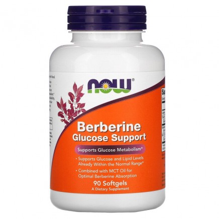 NOW-01418 - Berberine Glucose Support 90 Softgels в категория Гъбички. Berberine