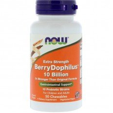 Extra Strength BerryDophilus 50 дъвчащи таблетки